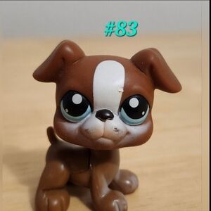 Littlest Pet Shop Brown Boxer #83